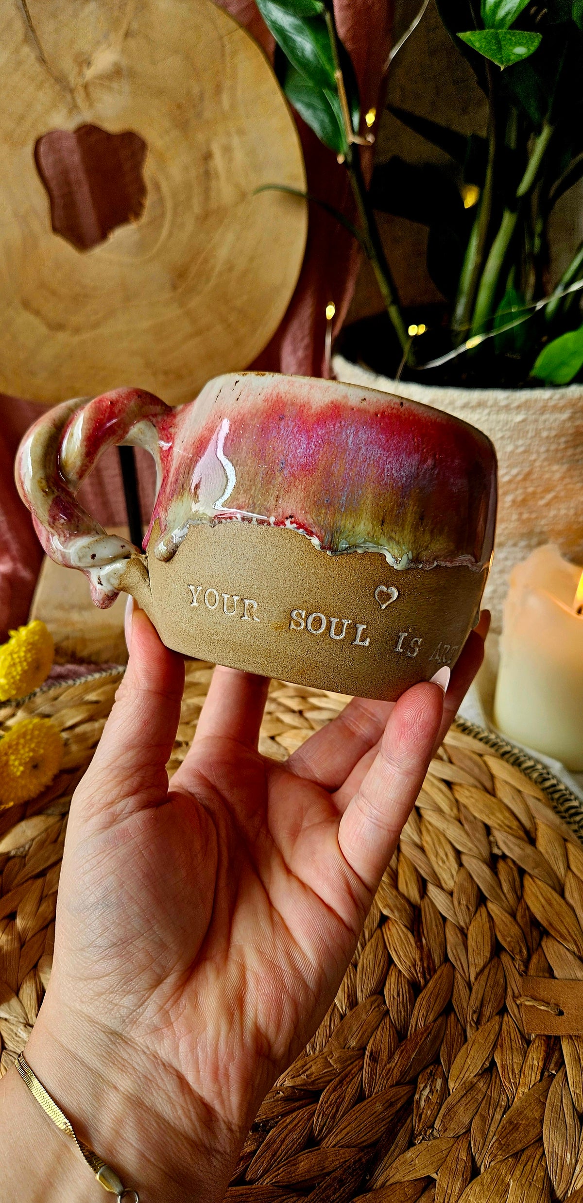 Traumhafte ,,Your Soul is Art" Tasse😚🫶🌺