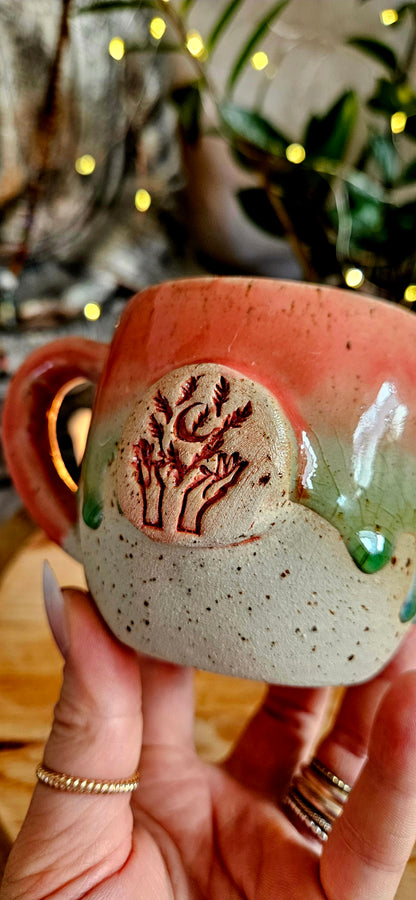 Wunderschöne Kaffetasse in kraftvollen Farben🫶✨️🌷 B-Ware