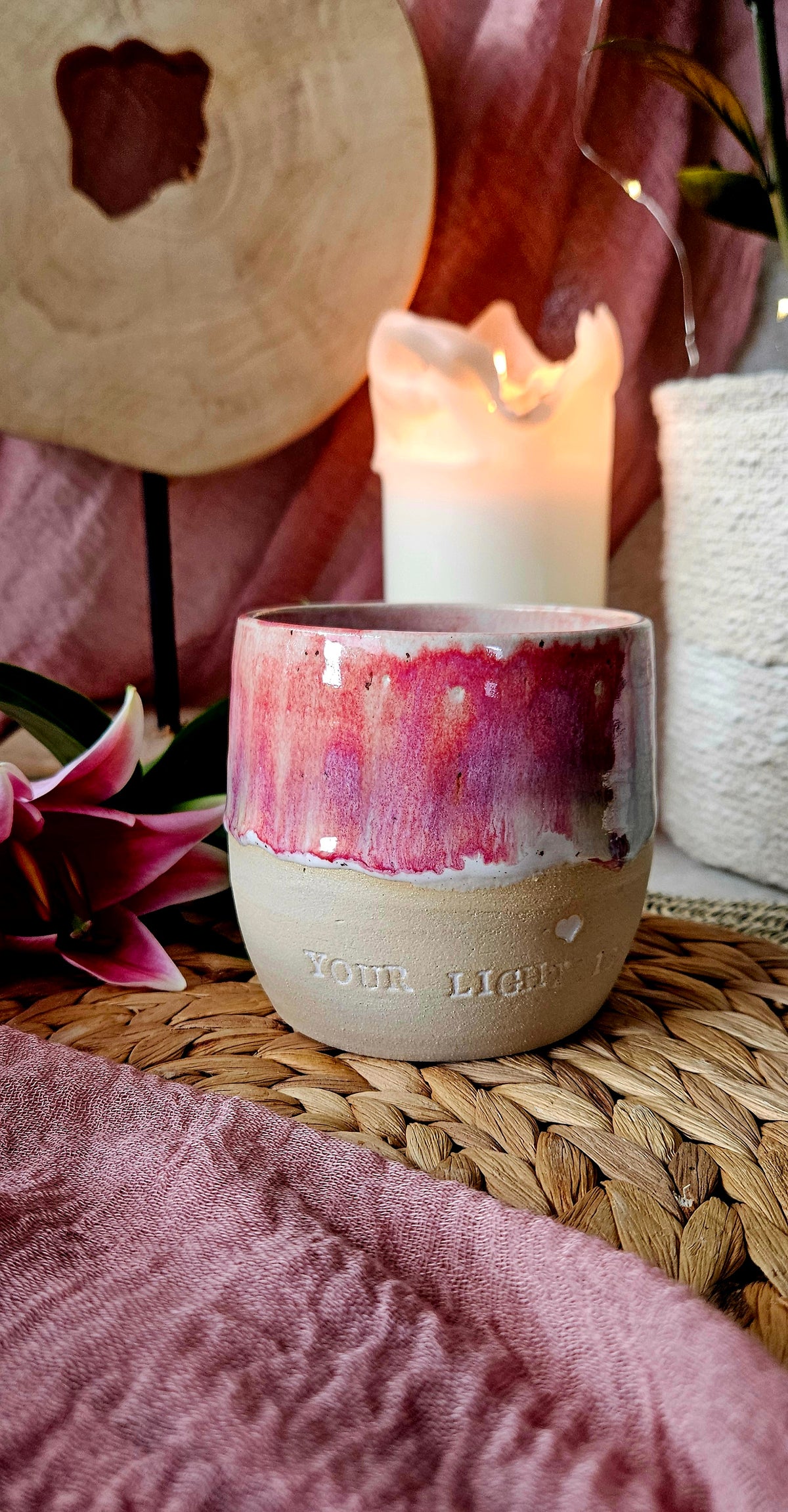 Atemberaubender ,,Your light ist Magic" Becher 🫶🥰