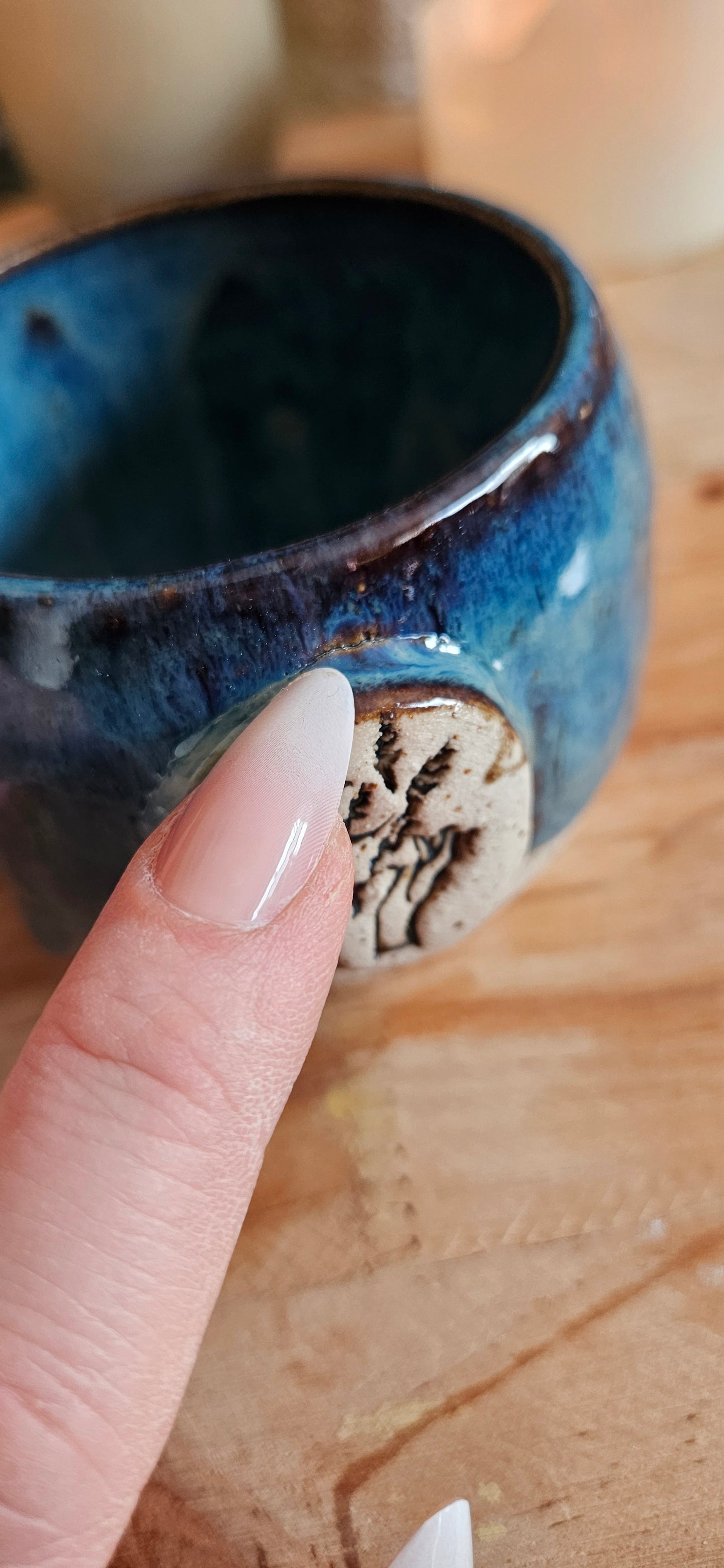 Kraftvoller ,,your soul is art" Tasse💙