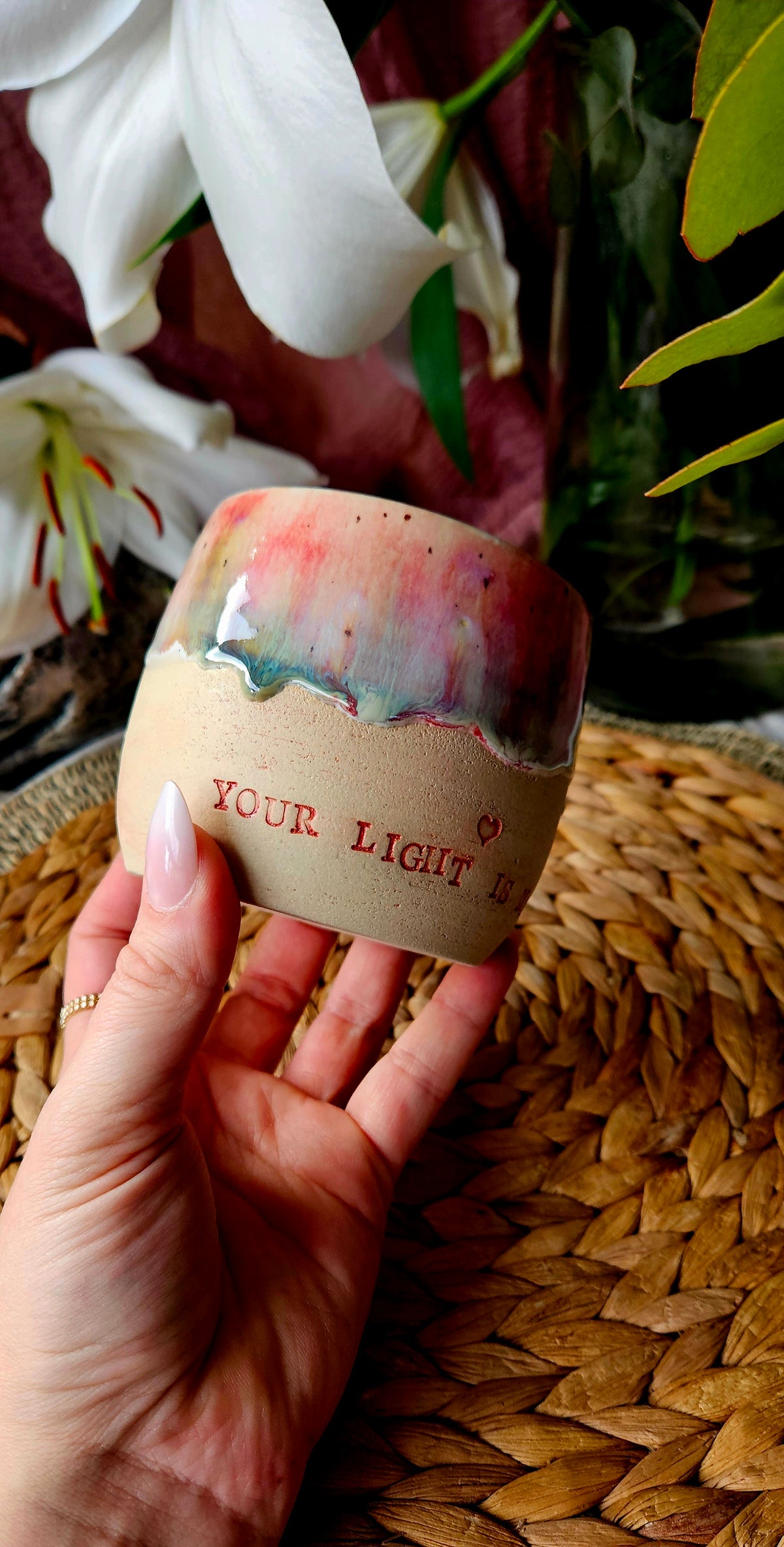 Kraftvoller ,,Your Light is Magic" Becher🌷💫