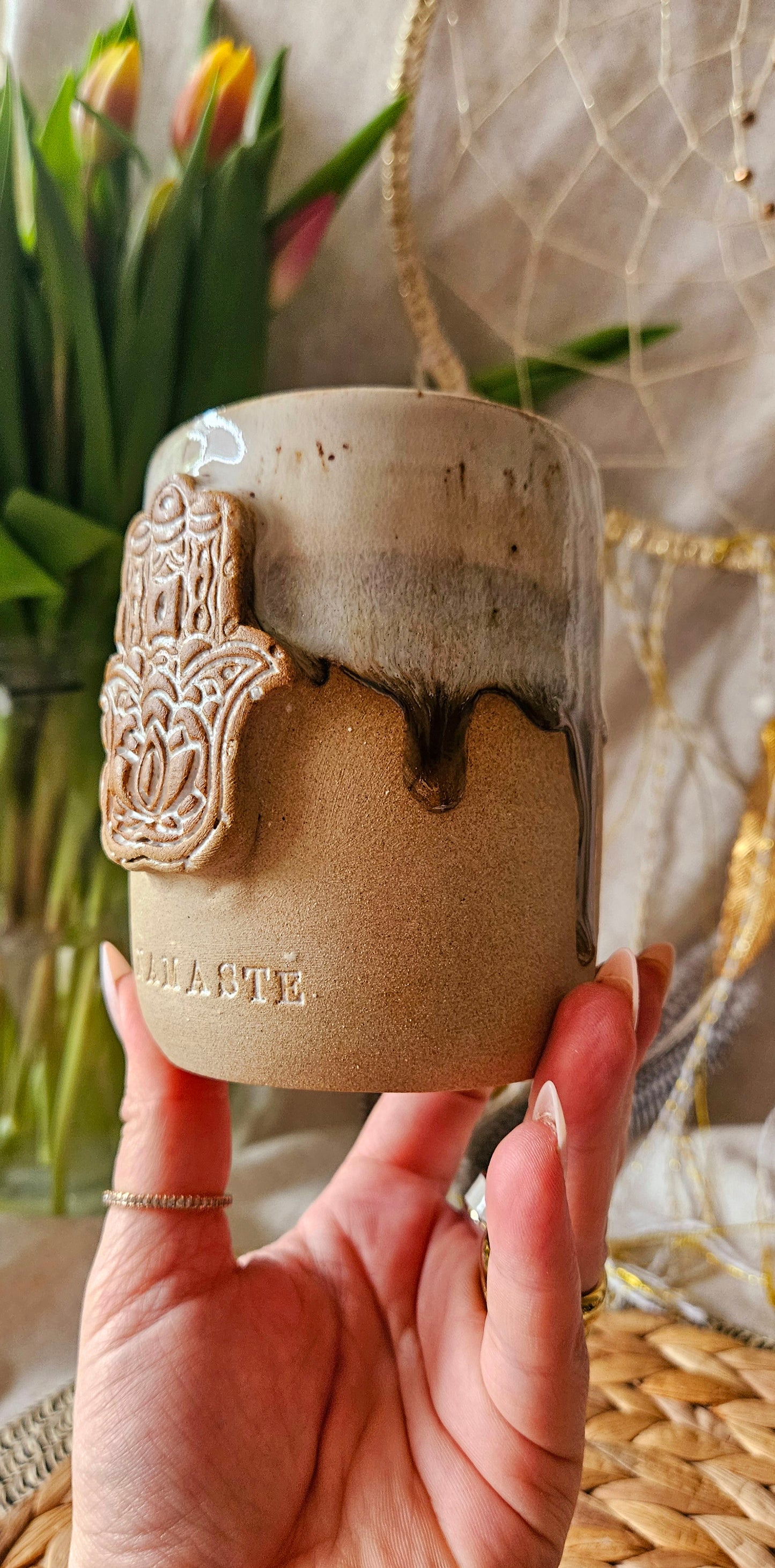 Traumhafter ,,Hamsa" Hand Becher🪬✨️