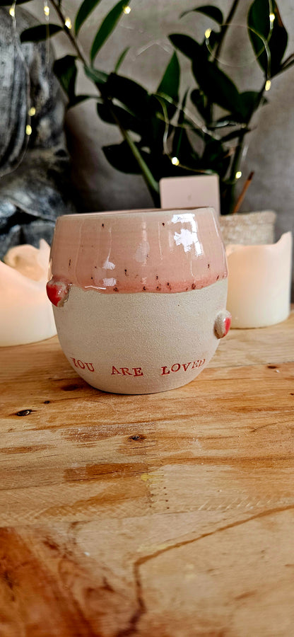 Einzigartiger ,,you are Loved" Becher🌷✨️ B-Ware