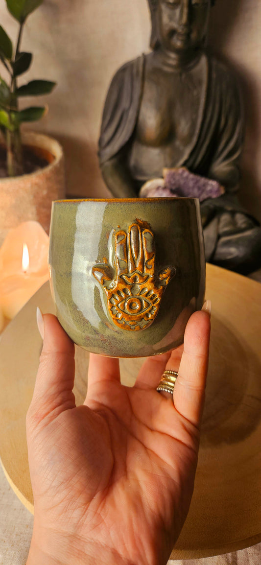 Traumhafter ,,Hamsa" Hand Becher