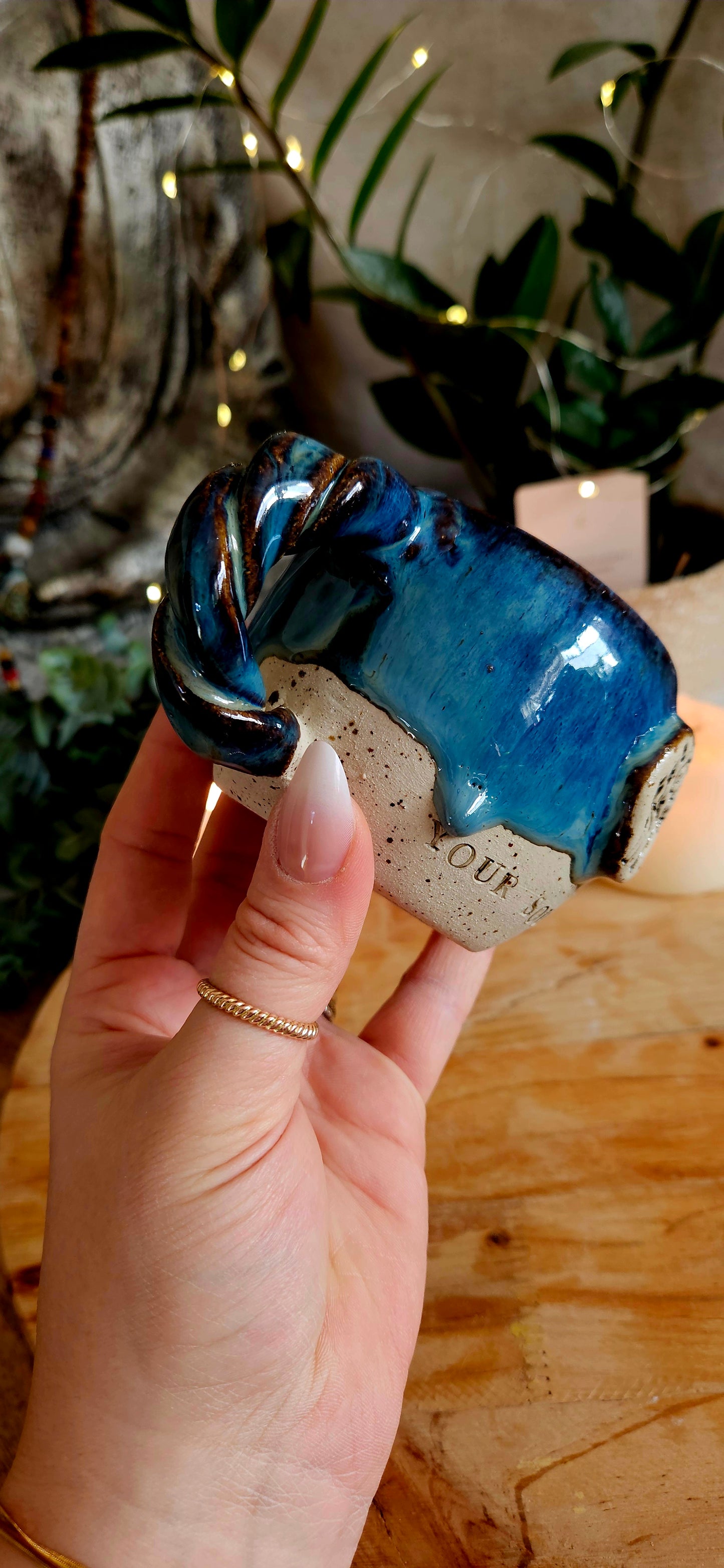 Kraftvoller ,,your soul is art" Tasse💙