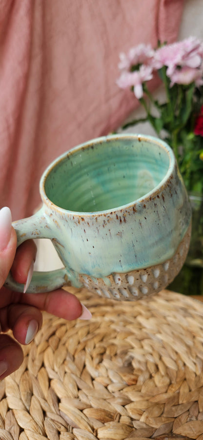 Wunderschöne Tasse in Türkis mit tollen verläufen☺️🧚‍♀️