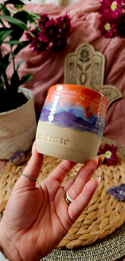 Wunderschöner ,,I am Magic" Becher mit Goldherzen 🌷 🫶