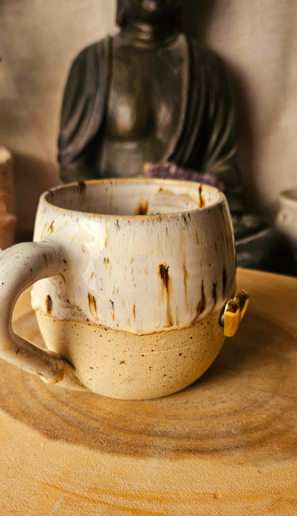 Wunderschöne Magnettasse mit zwei Herzen
