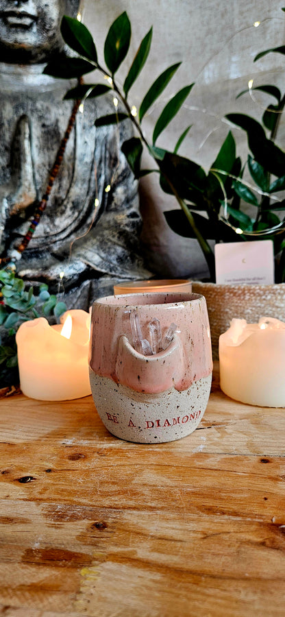 Atemberaubender Kristallbecher in Rosè💗🫶