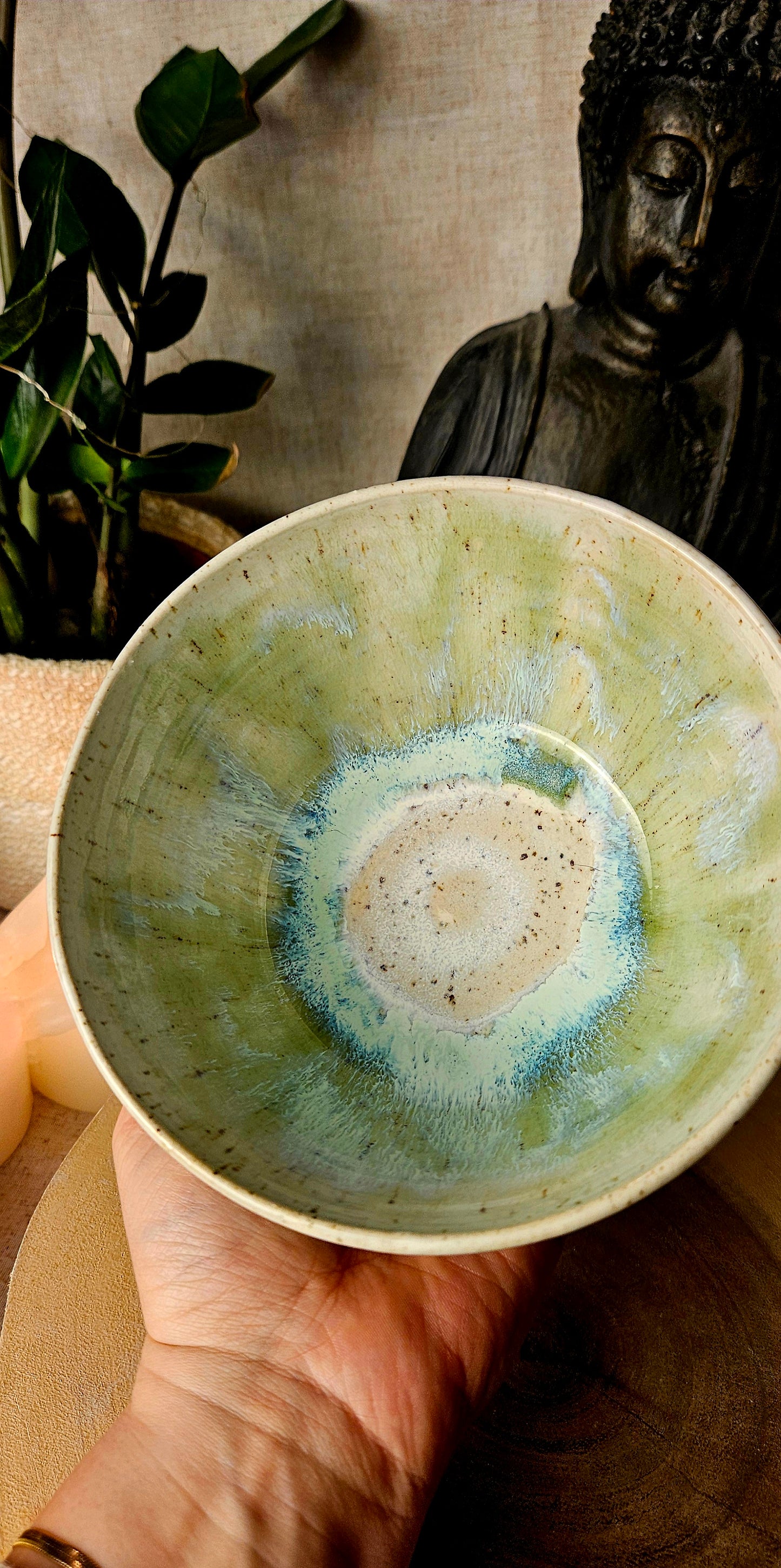 Wunderschöne Schale in Grün💚