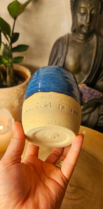 Traumhaft schöner ,,your soul is art" Becher 💙