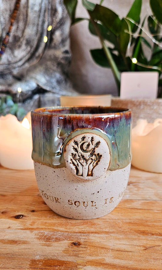 Wunderschöner ,,your soul is art " Becher 💚🫶