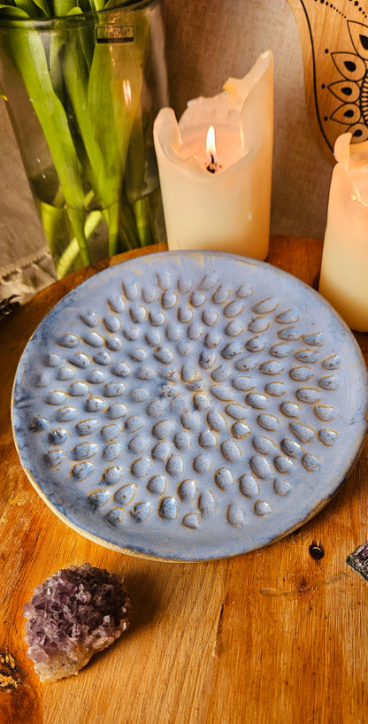 Traumhaft schöner Eisblau Teller💙✨️