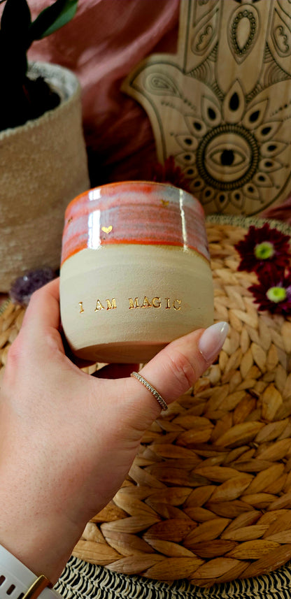 Zauberhafter ,,I am Magic" Becher mit Gold✨️🌸