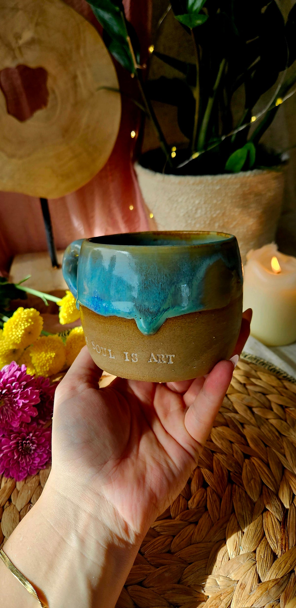 Zauberhafte ,,your soul is art " Tasse 🌷💫🌺