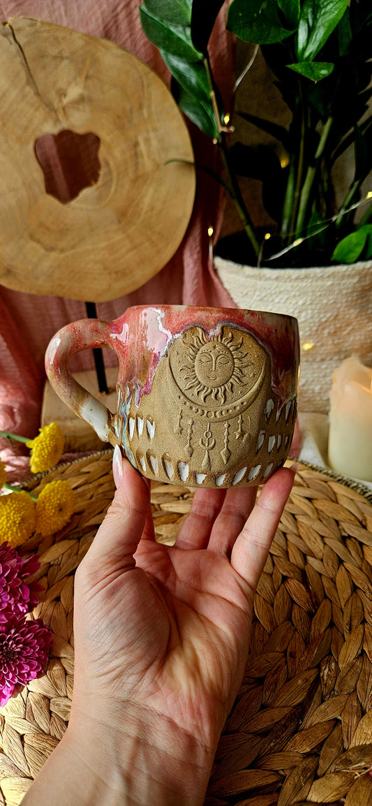 Wunderschöne Sonne/Mond Tasse in tollen Farben🌙🌕
