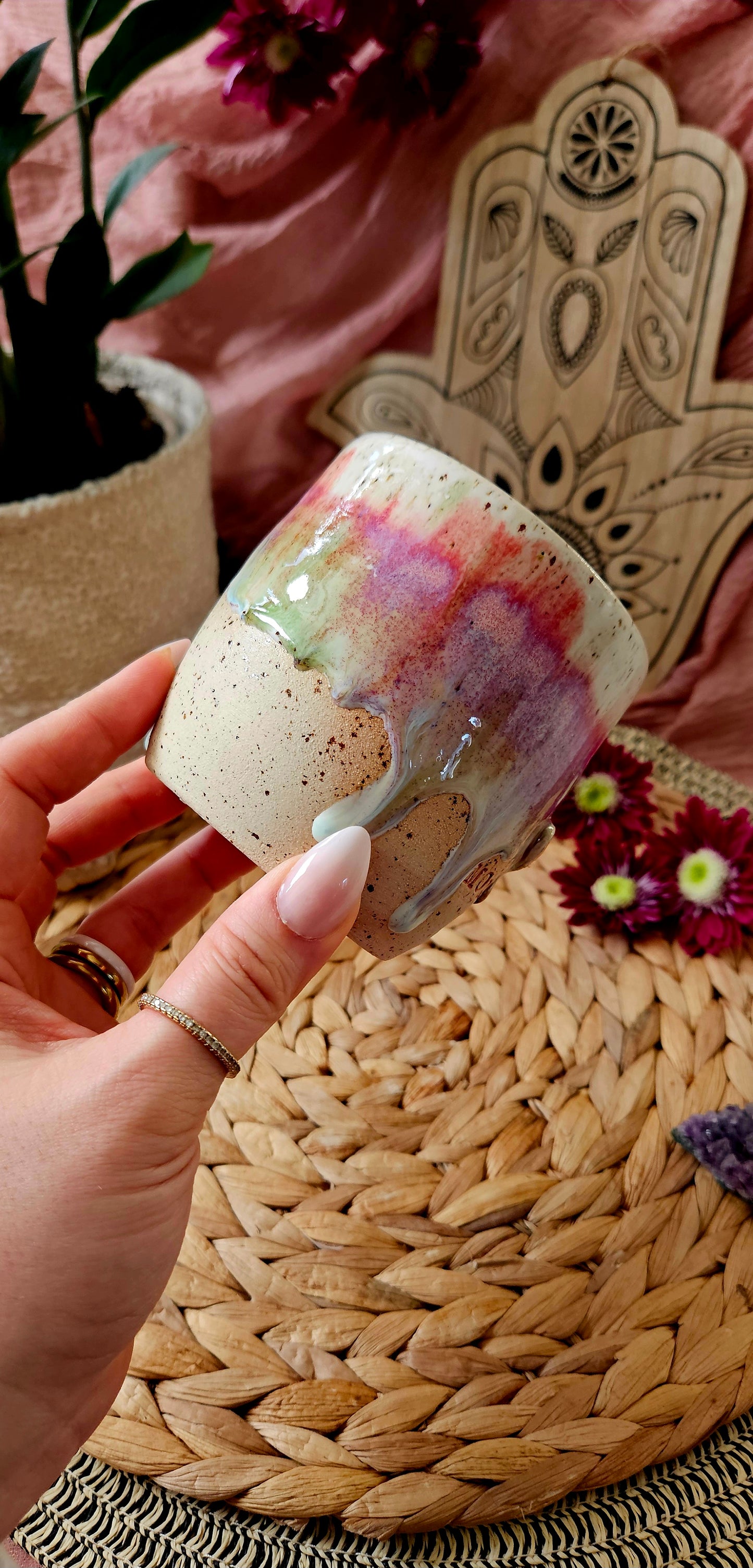 Wunderschöner ,,More Self Love" Becher mit Goldherzen "🌷🌸