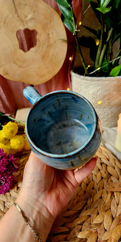 Elegante ,,Weniger Denken, mehr Himmel " Tasse 💫🌺