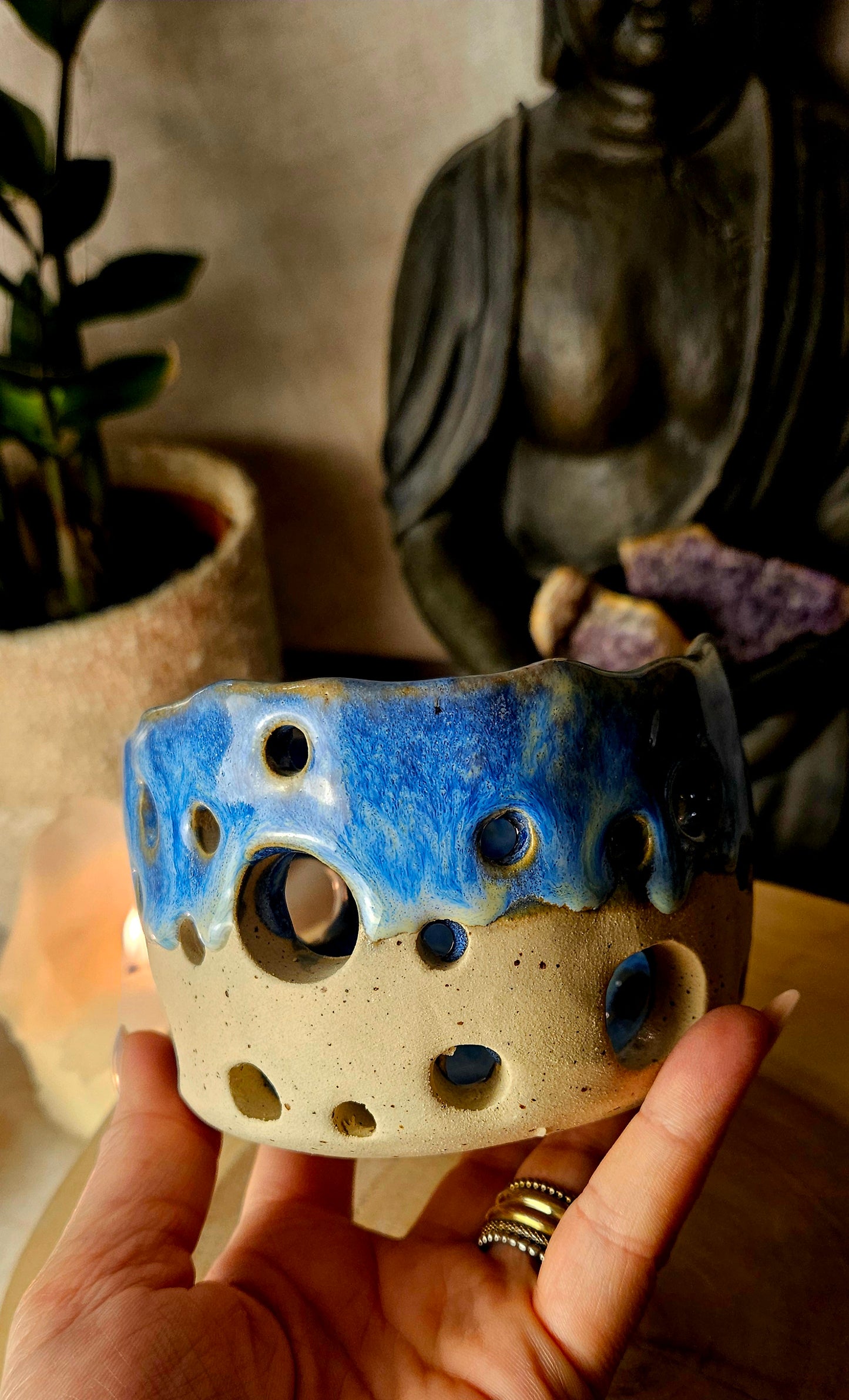 Einzigartiger Leuchtie/ Windlicht🫶 B- Ware