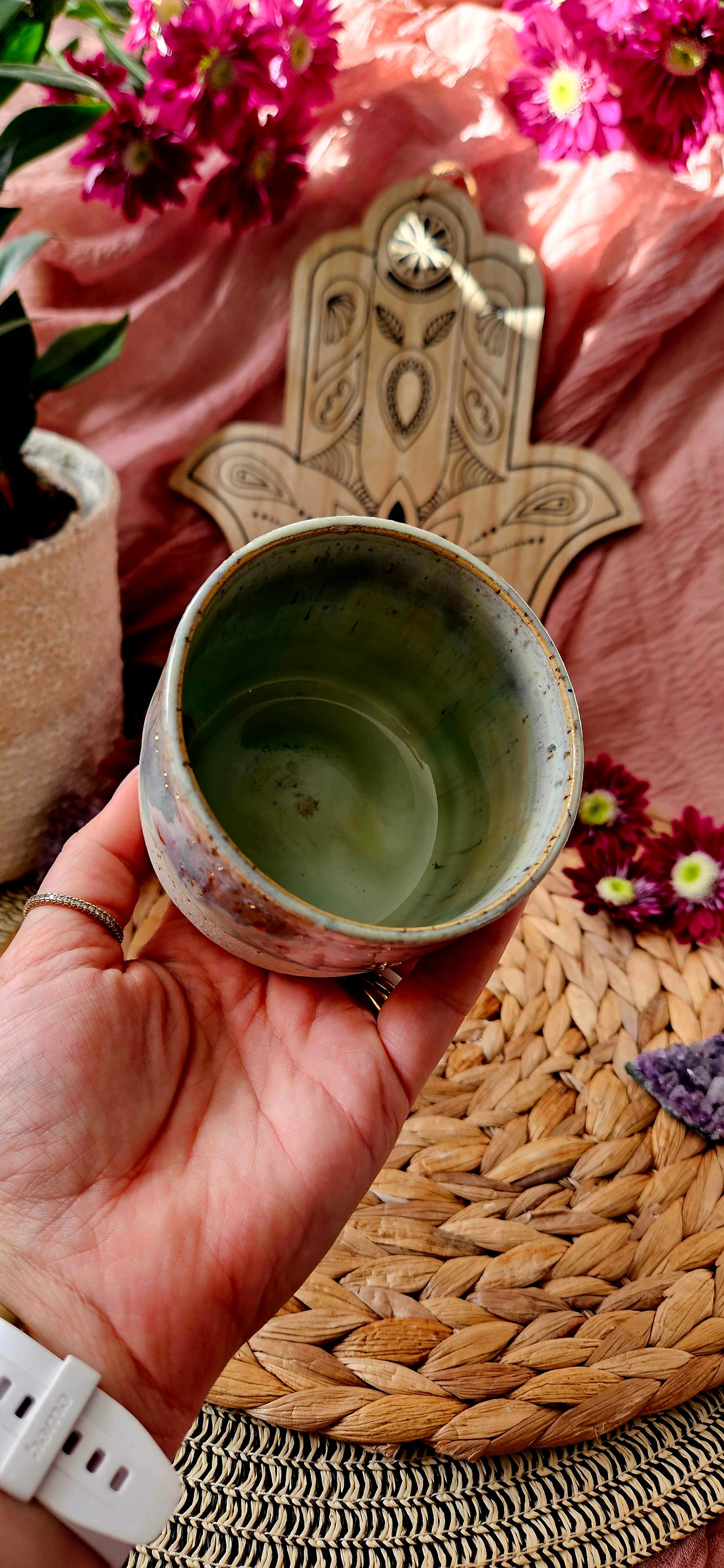 Wunderschöner ,,I am Magic" Becher mit Goldherzen✨️🌷