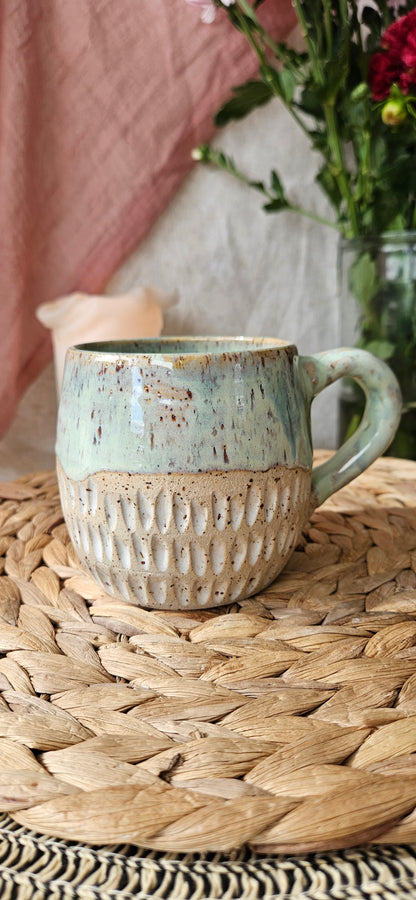 Wunderschöne Tasse in Türkis mit tollen verläufen☺️🧚‍♀️