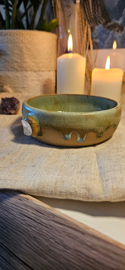 Mondschale in Grün B-Ware🧚‍♀️🌷