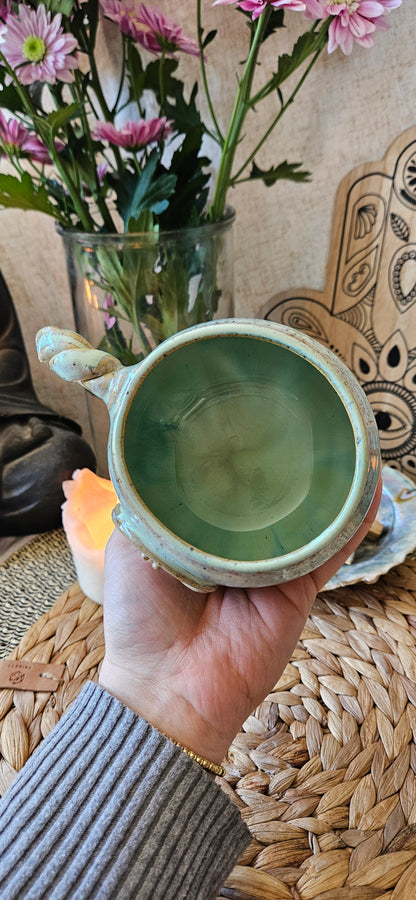 Traumhafte ,,Libellen" Tasse in Türkis🦋🌷🌸