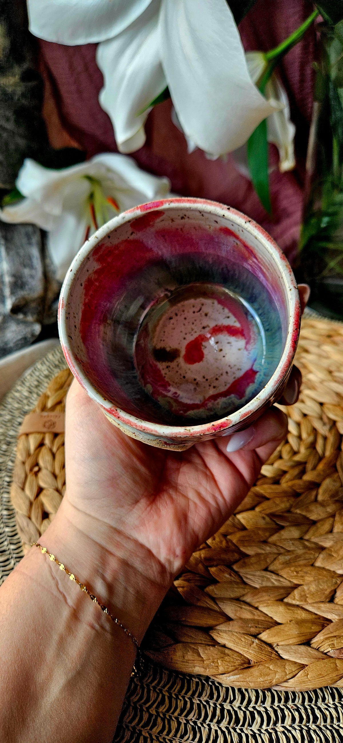 Wunderschöner ,,Sonnen" Becher in zauberhaften Farben 🧚‍♀️🫶