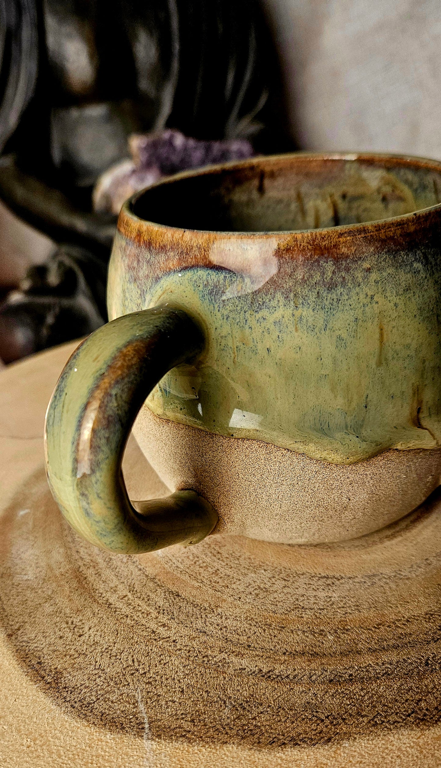Wunderschöne Federtasse