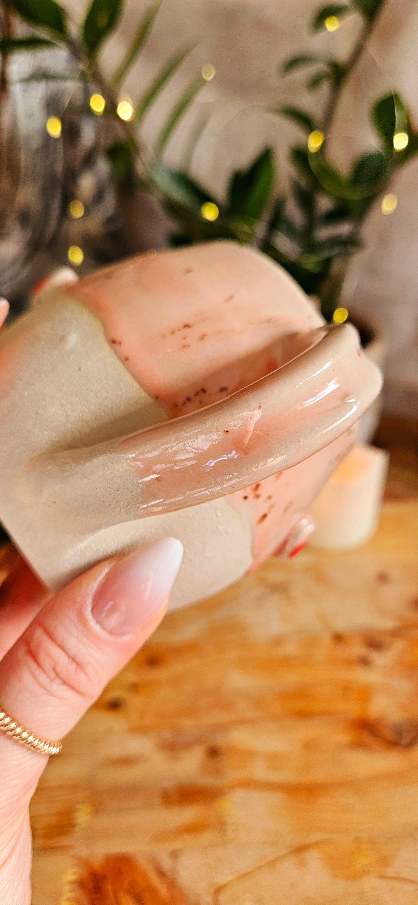 Zauberhafte Herztasse in Rosa🫶🌷 B-Ware