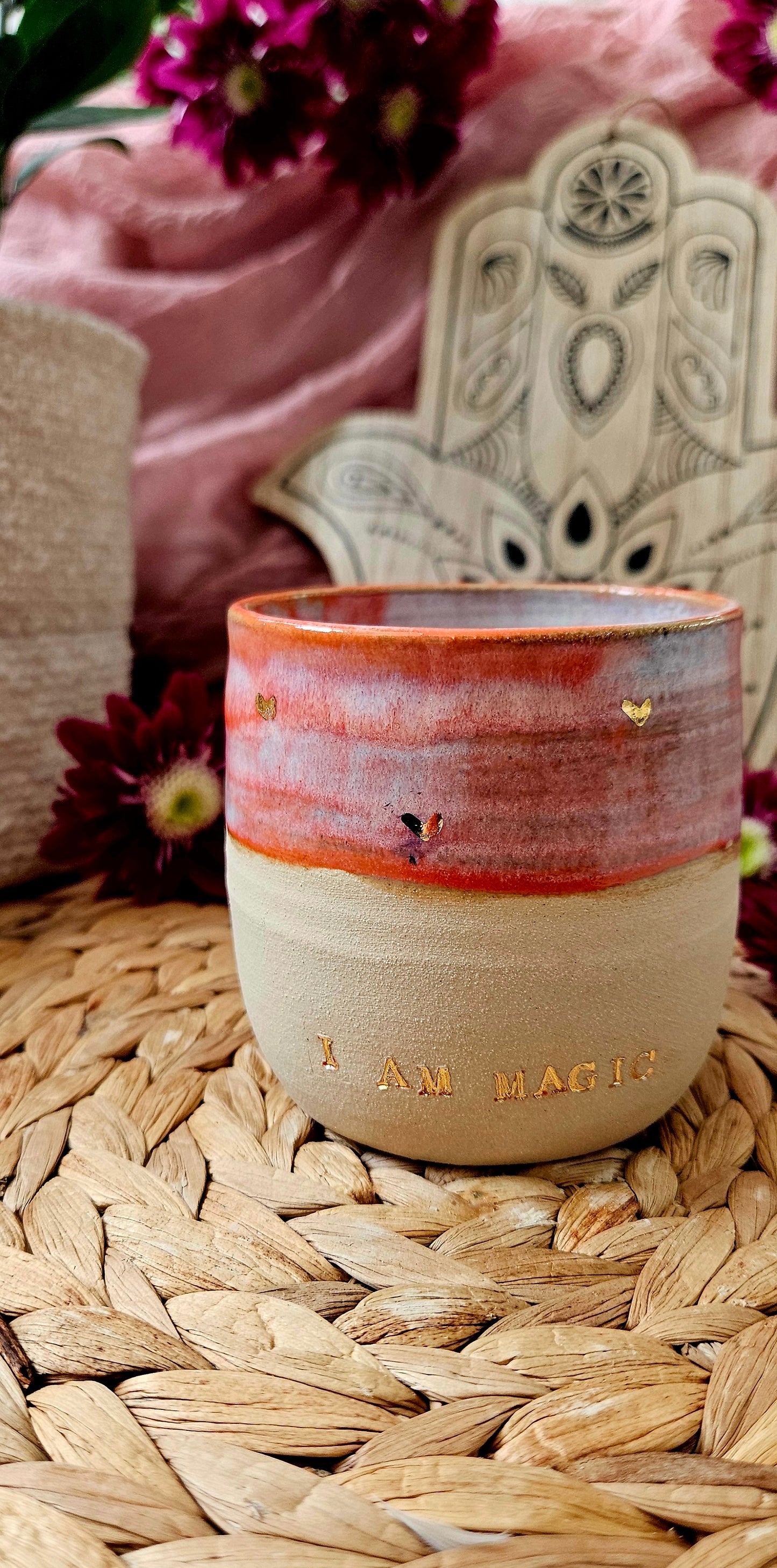Zauberhafter ,,I am Magic" Becher mit Gold✨️🌸