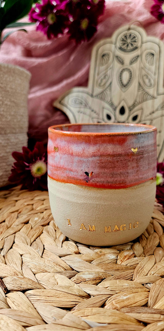 Zauberhafter ,,I am Magic" Becher mit Gold✨️🌸
