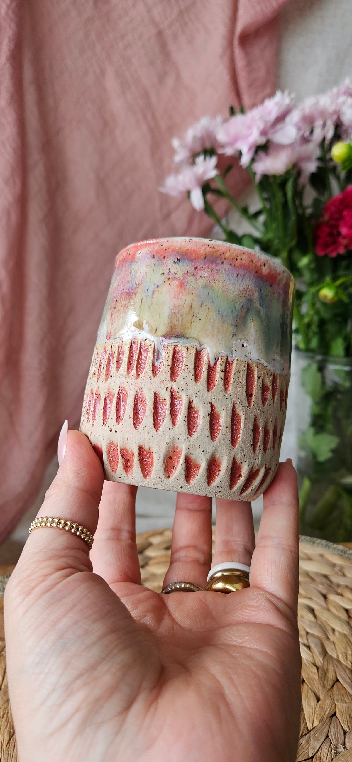 Atemberaubender Becher mit tollen Farbverläufen🫶🌷