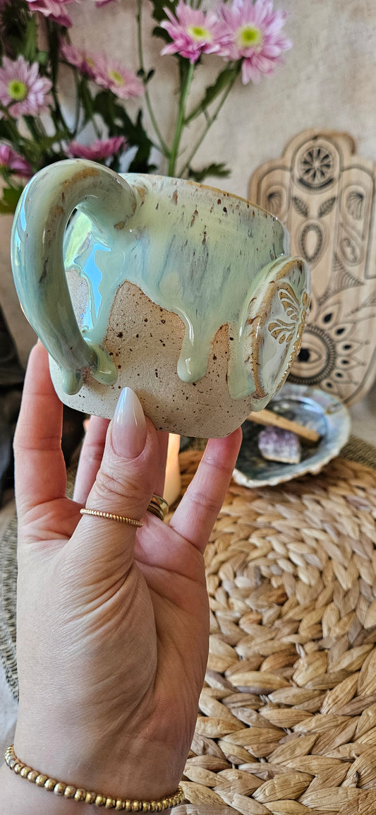 Zauberhafte Libellen Tasse in Türkis 🦋🫶🌸