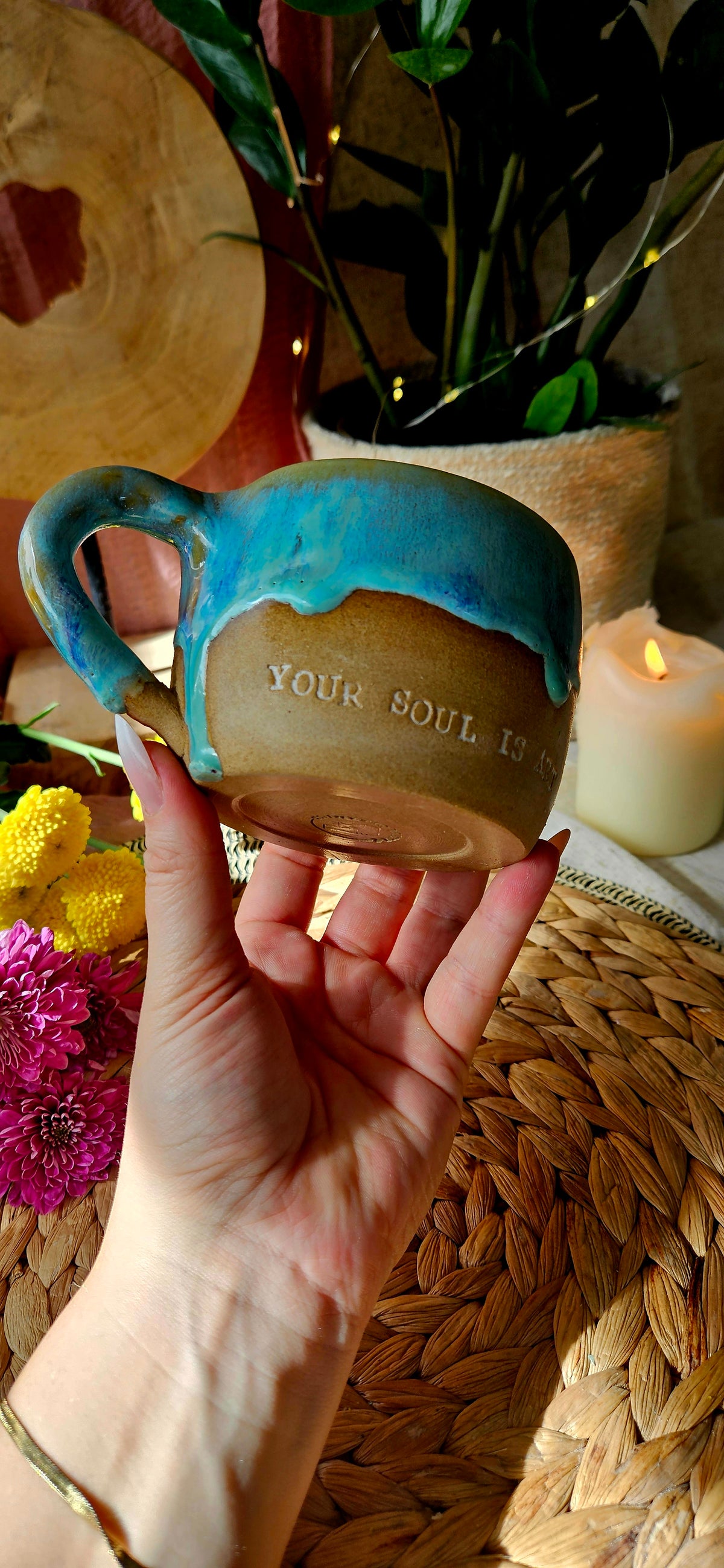 Zauberhafte ,,your soul is art " Tasse 🌷💫🌺