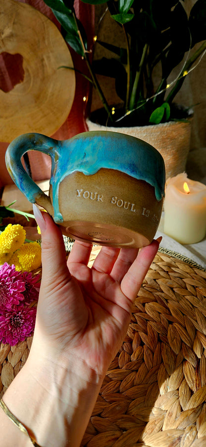 Zauberhafte ,,your soul is art " Tasse 🌷💫🌺