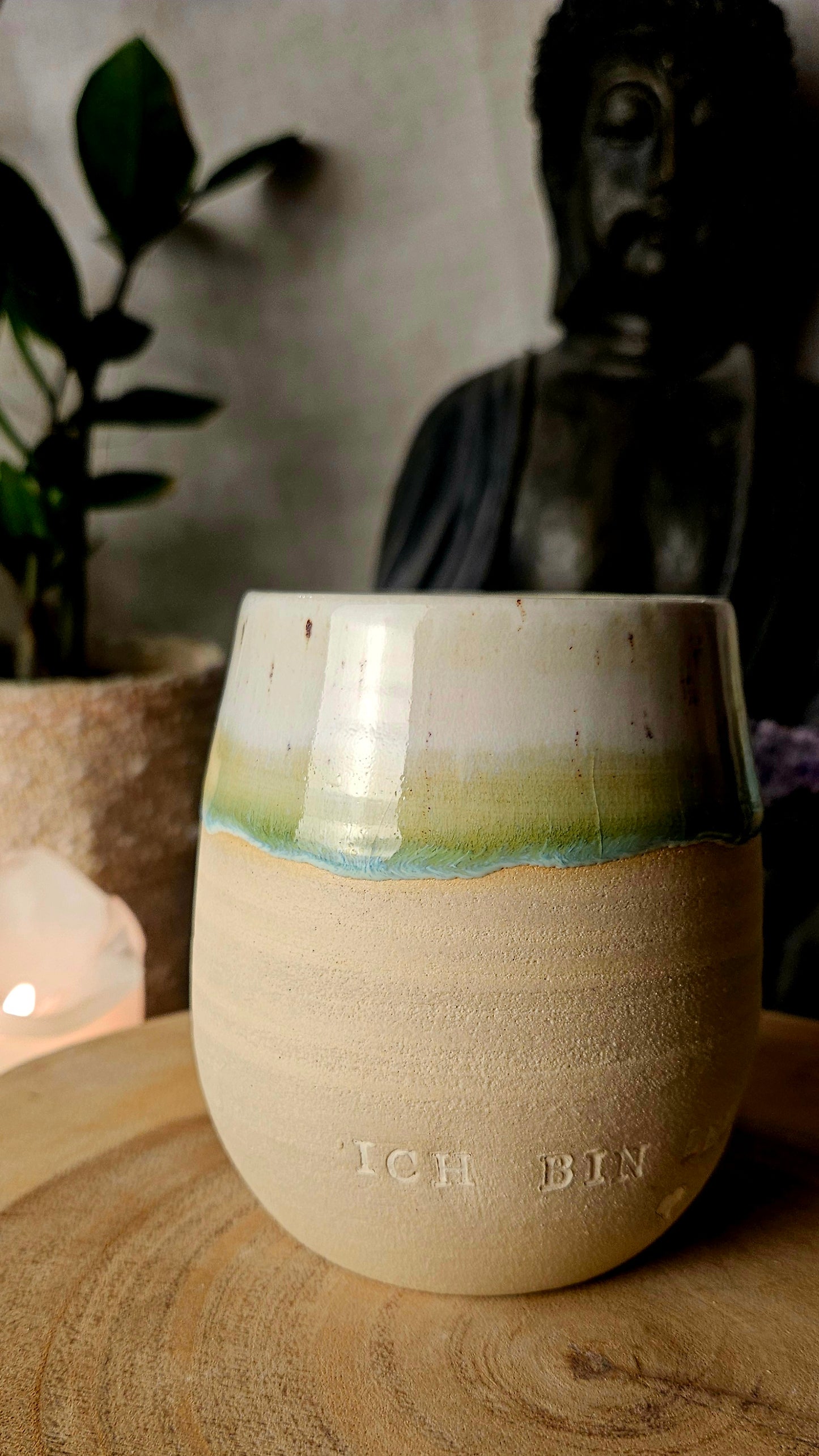 Wunderschöner ,,Ich bin lebendig" Becher🌷
