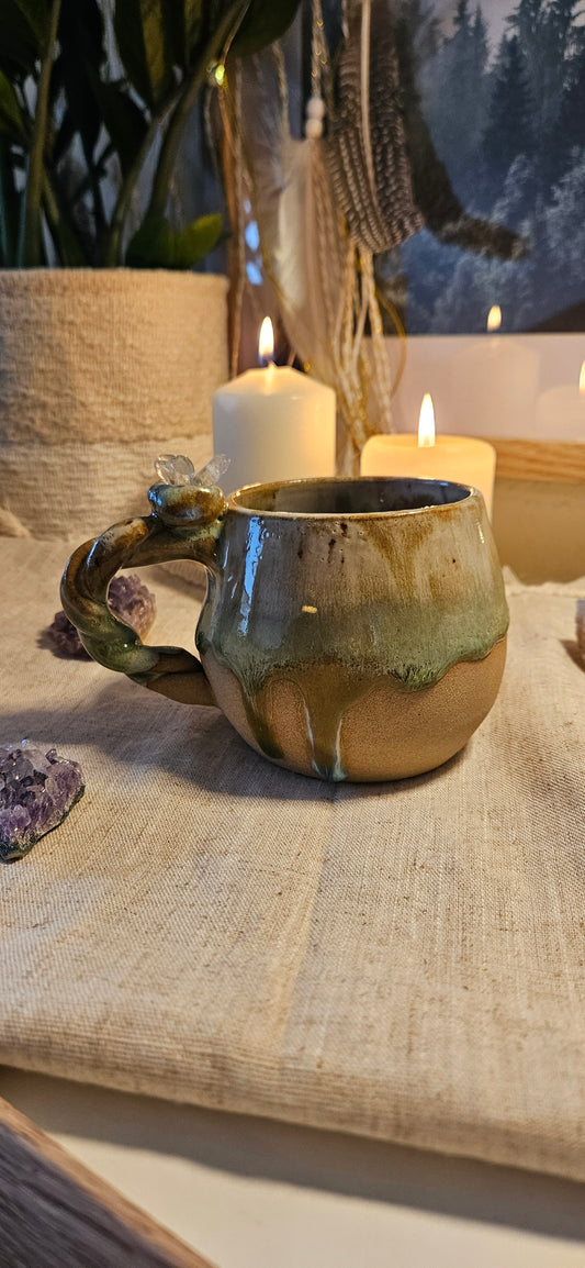 Traumhafte Kristalltasse in Grün🫶🌙