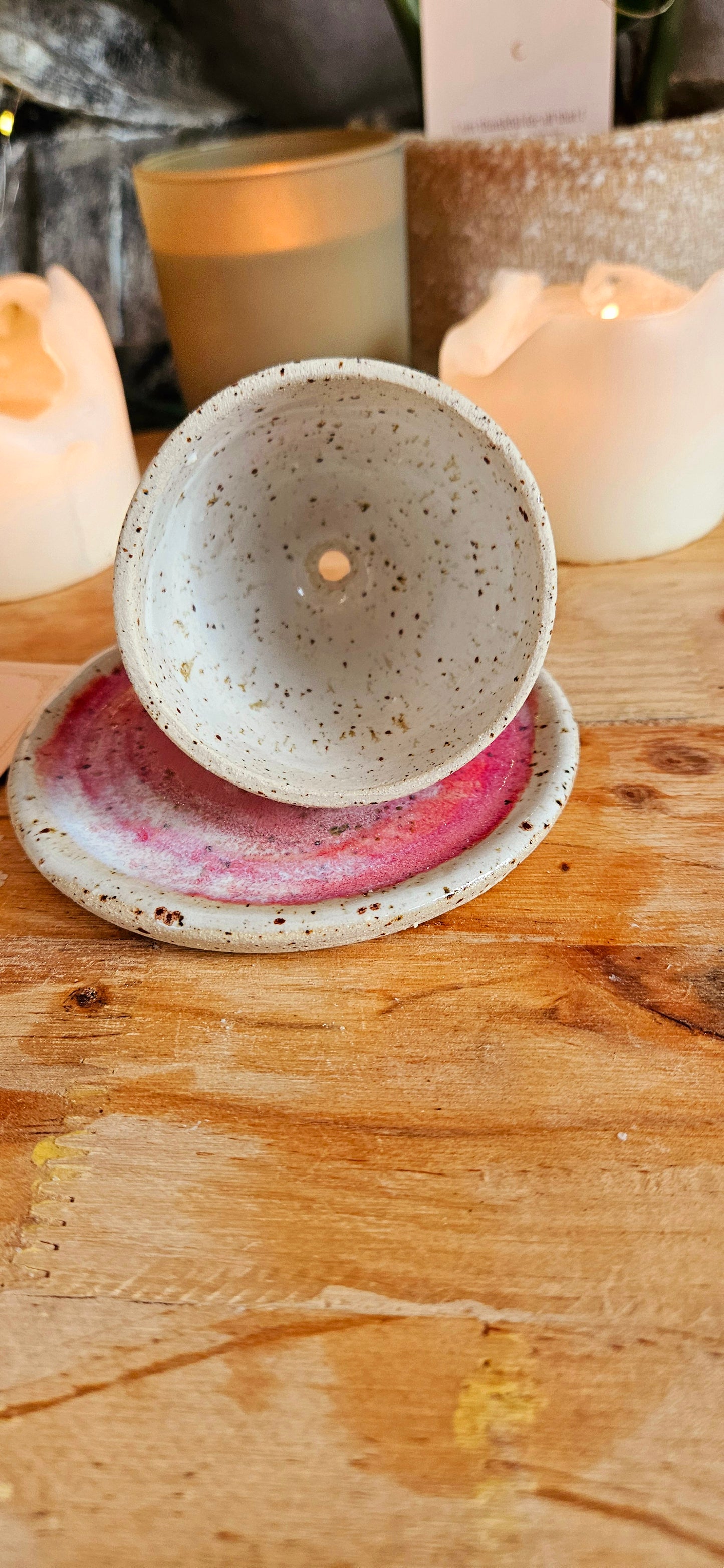 Wunderschöner Räucherstövchen in Pink💗🌙