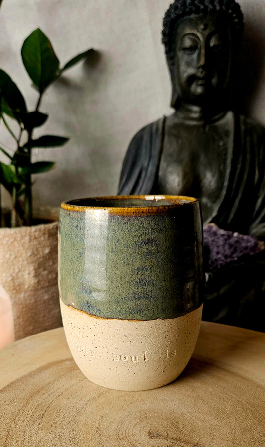 Traumhaft schöner ,,your soul is art" Becher💚