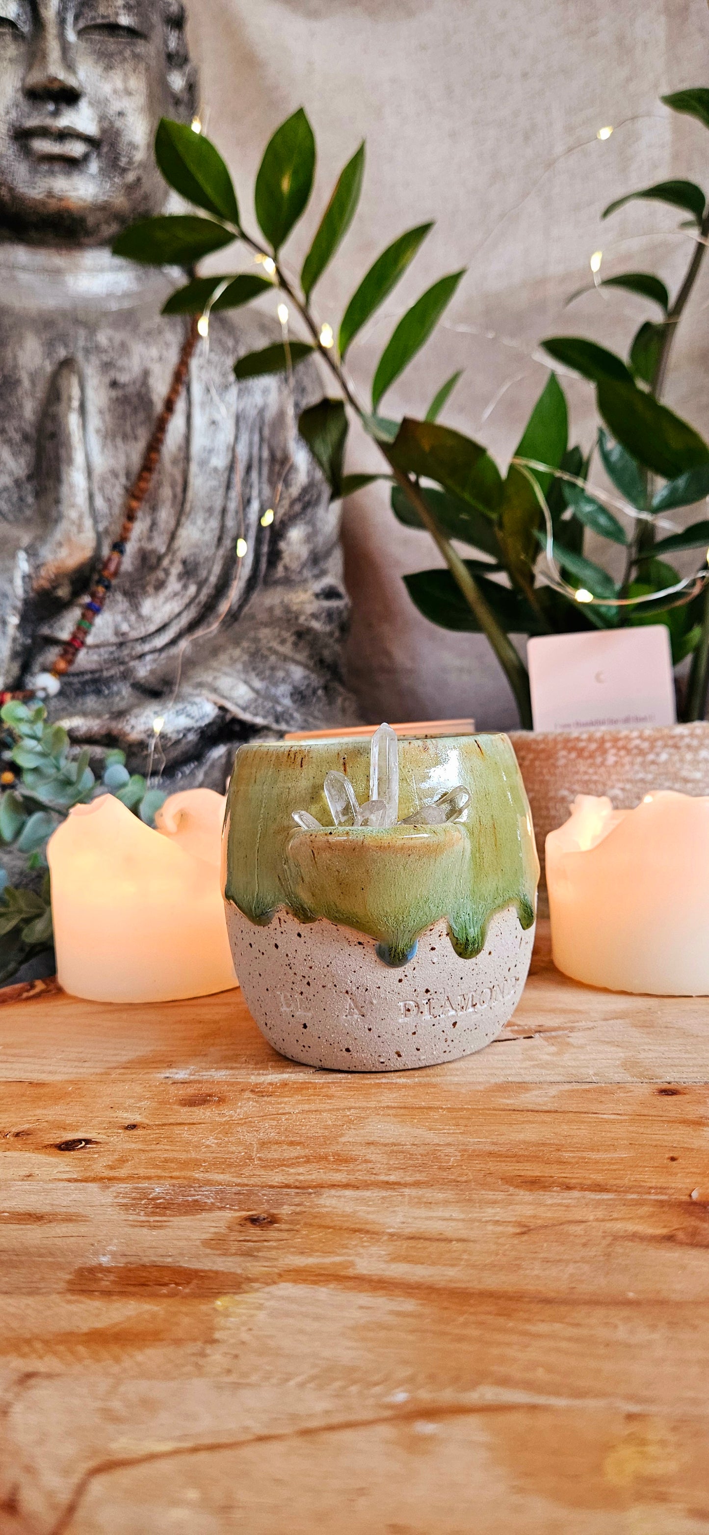 Wunderschöner Kristallbecher in Grün 💚✨️ B-Ware