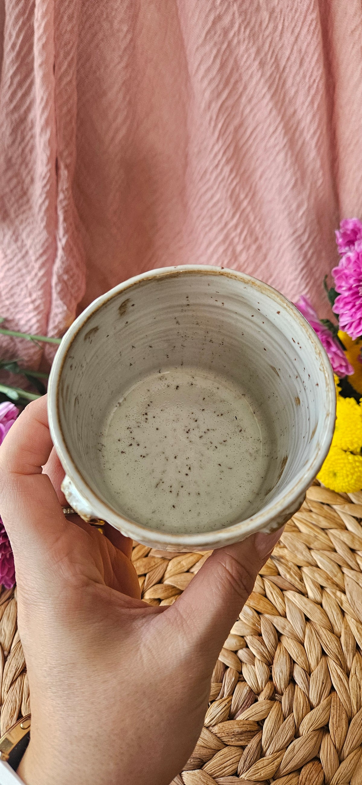 Einzigartiger Herbst Becher mit Blättern🍂💫