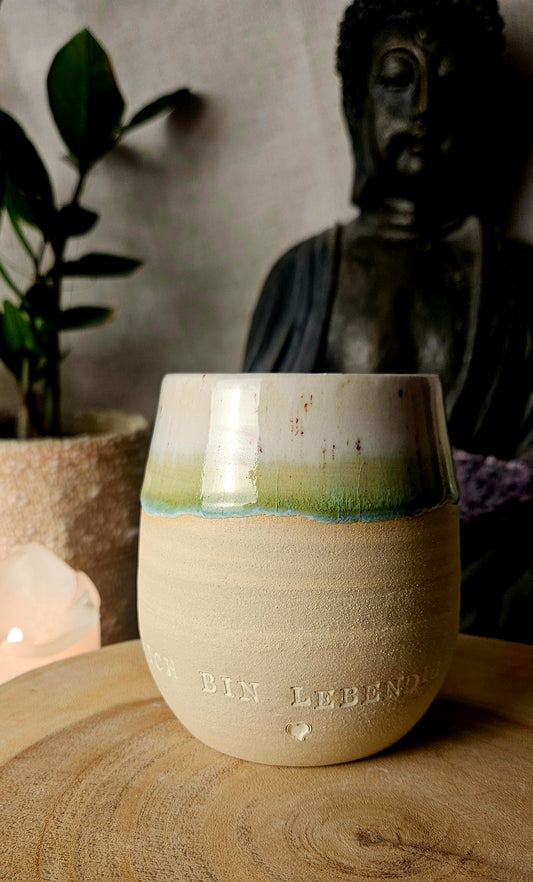Wunderschöner ,,Ich bin lebendig" Becher🌷