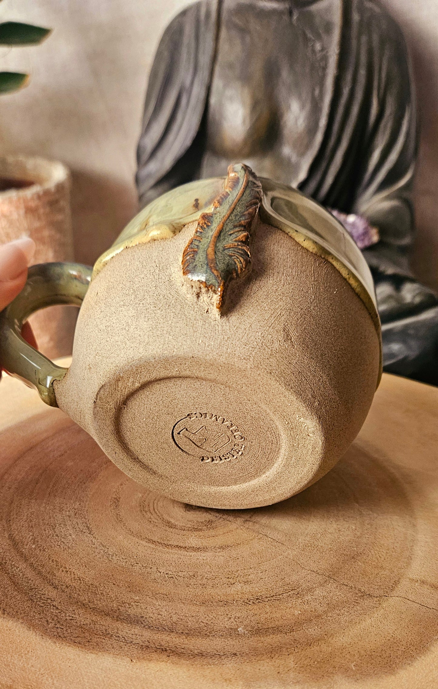 Wunderschöne Federtasse