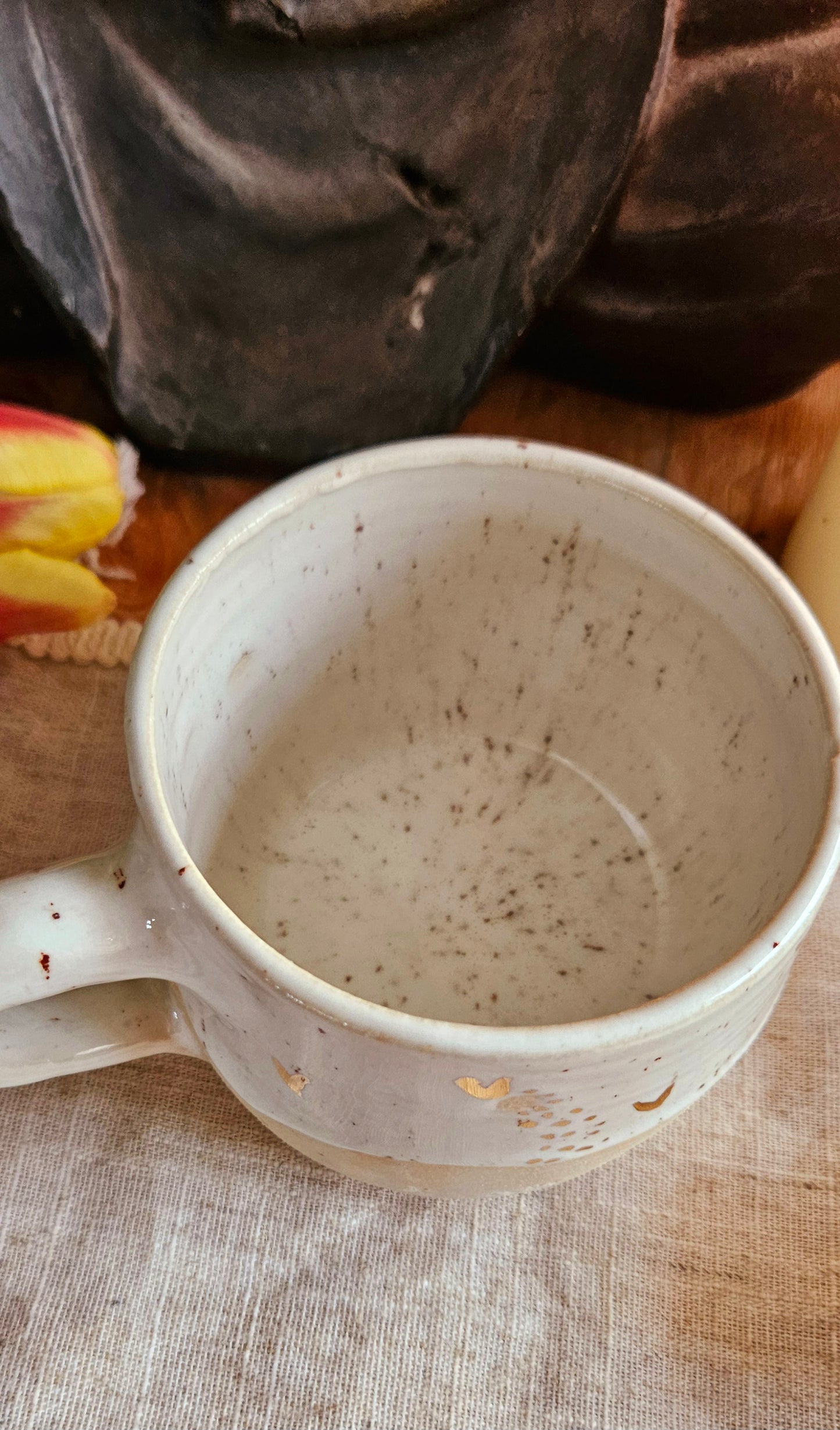 Elegante ,,I am Magic" Tasse mit Goldherzen 🌷🫶✨️