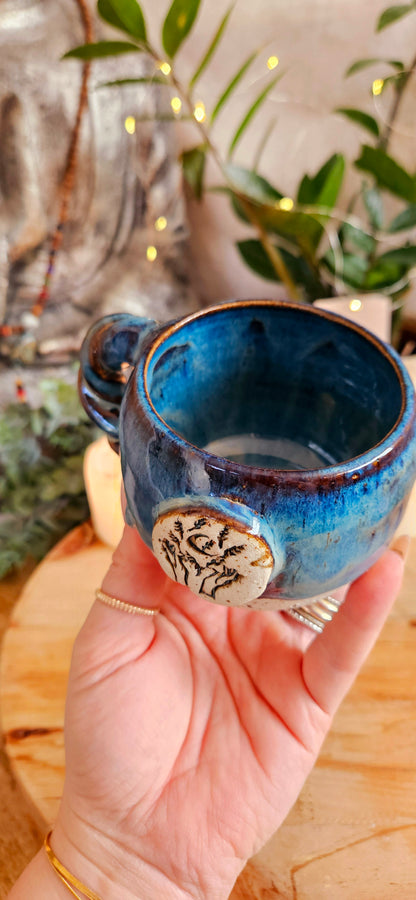 Kraftvoller ,,your soul is art" Tasse💙