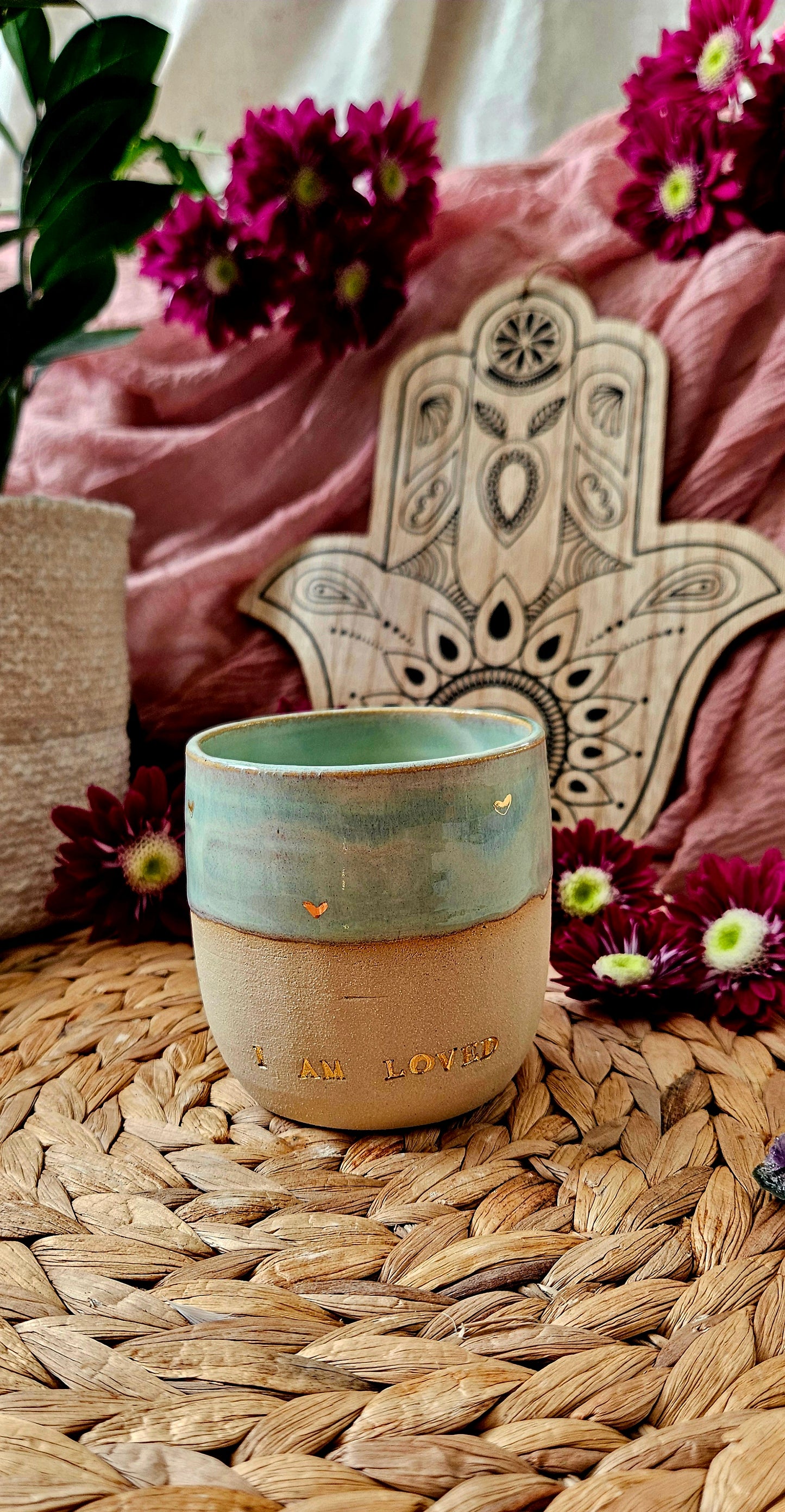 Wunderschöner ,,I am Loved" Becher"✨️🌸🌷