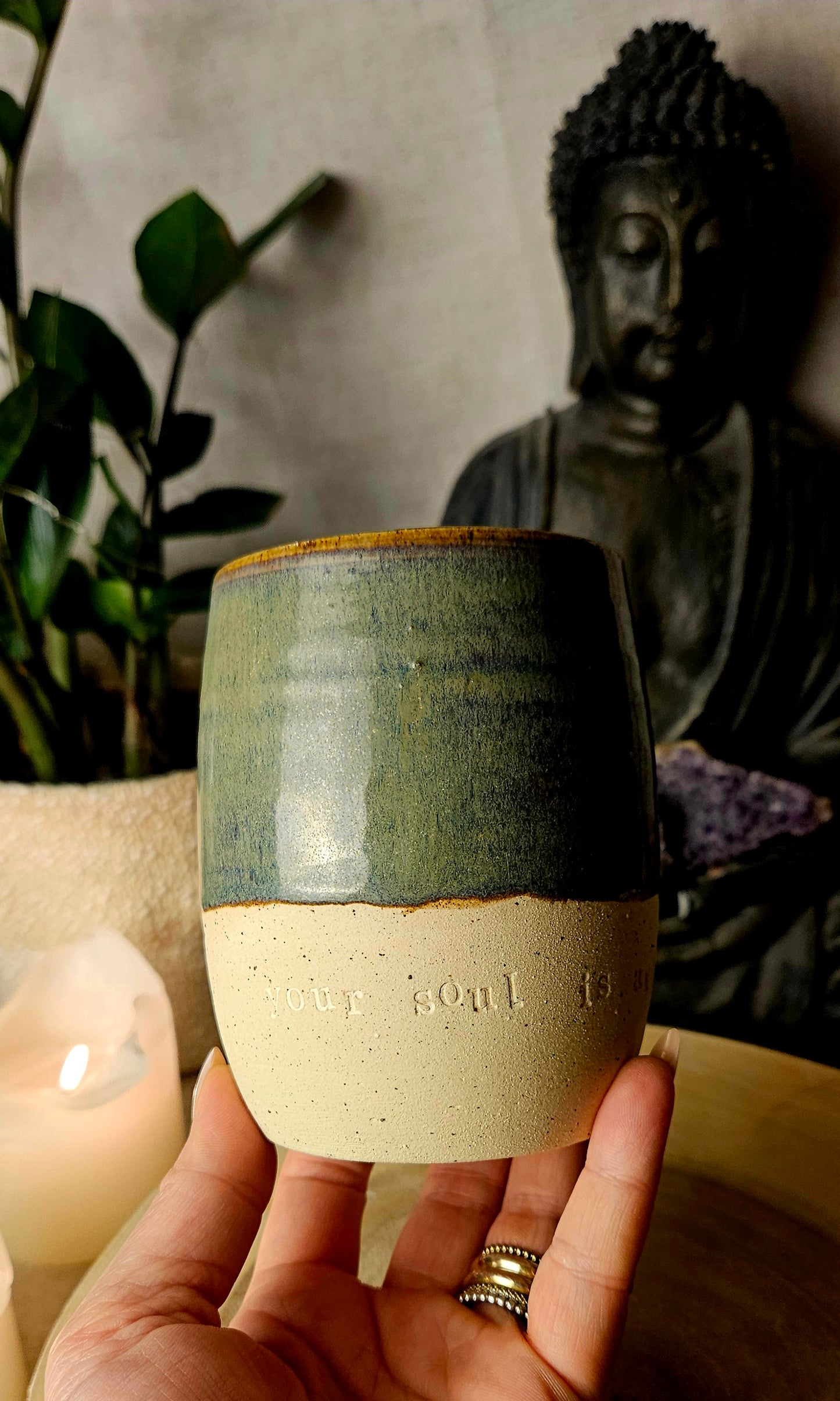 Wunderschöner ,,your soul is art" Becher🫶