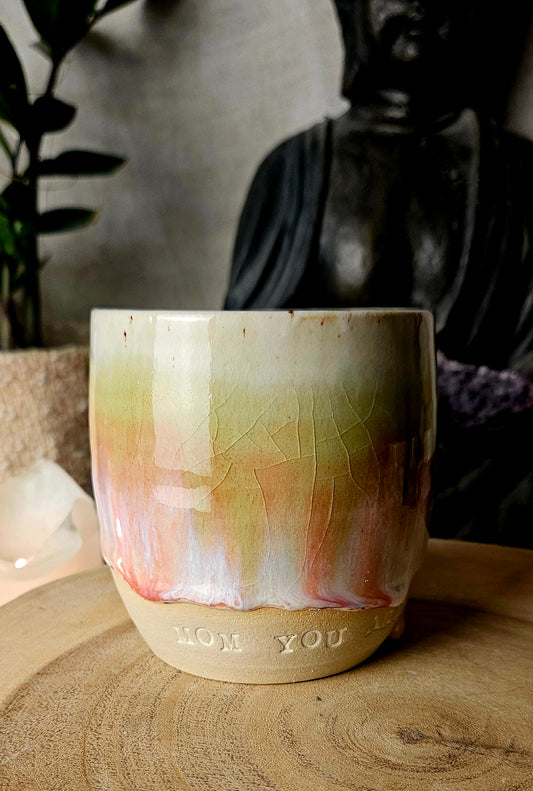 Ausdrucksstarker ,,Mom you are wow" Becher 🩷