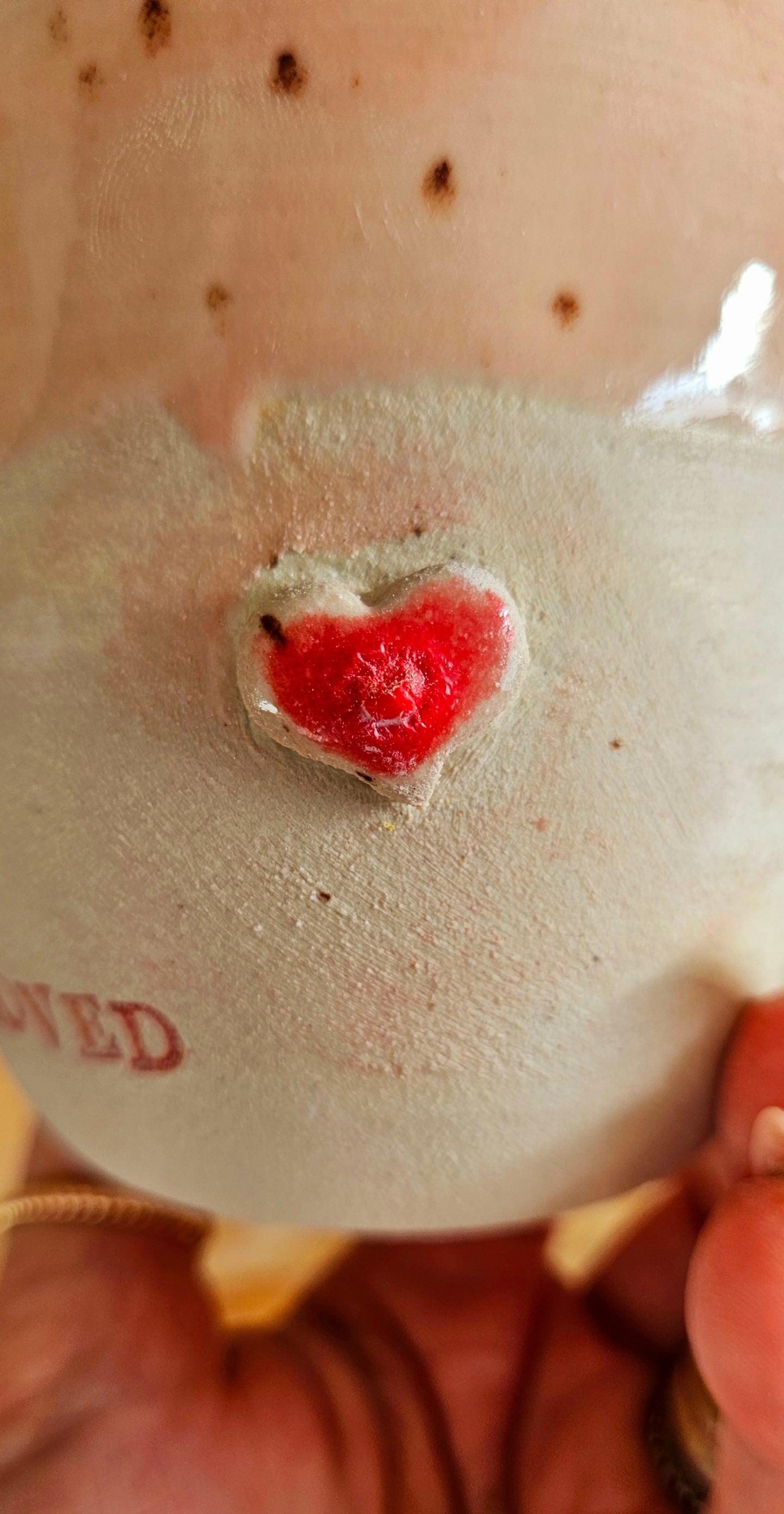 Wunderschöner ,,Herzbecher" in Rosa 💗✨️ B-Ware